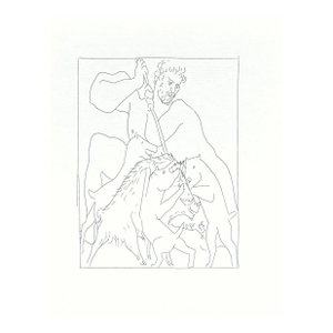 Picasso 6 Meleager Kills the Calydonian Boar