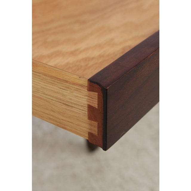 Brown Stickley Metropolitan Cherry 1 Drawer Side Table For Sale - Image 8 of 13