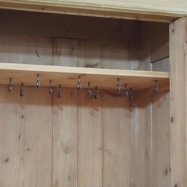 Two-Door Wardrobe with Beer Glaze, 1890s For Sale - Image 4 of 18