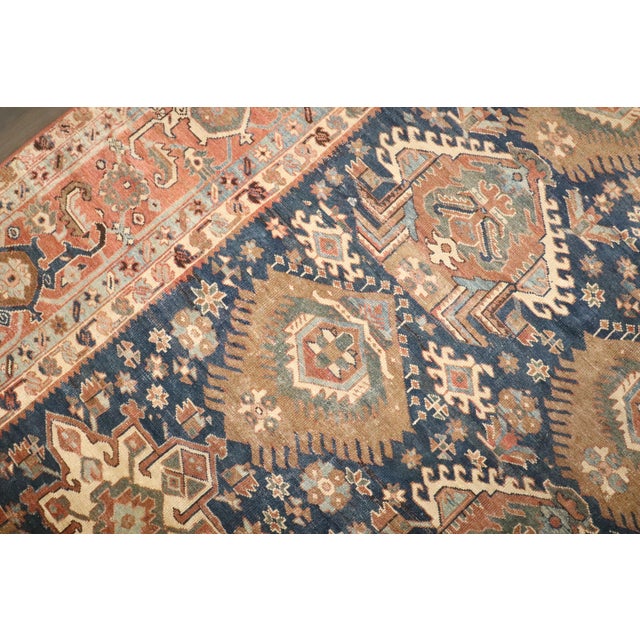 an early 20th century Persian Heriz Geometric oversize Rug Details rug no. 10828 size 12' 2" x 18' 2" (371 x 554 cm)