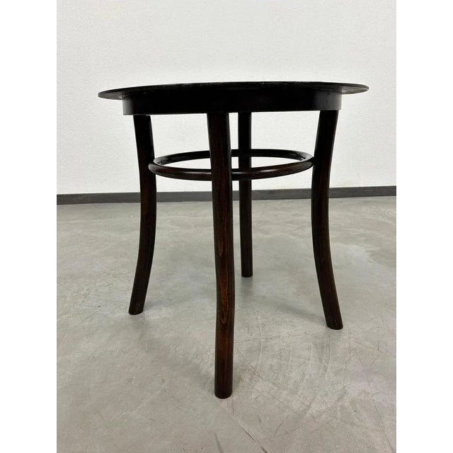 Low art deco coffee table by Thonet, professionally stained and repolished. This piece is attributed to the mentioned...