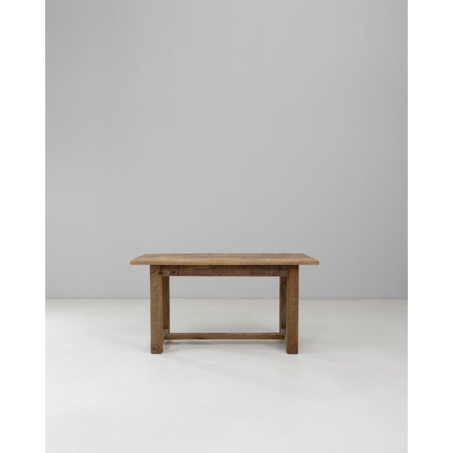 1920s French Oak Dining Table In Original Patina For Sale - Image 17 of 18