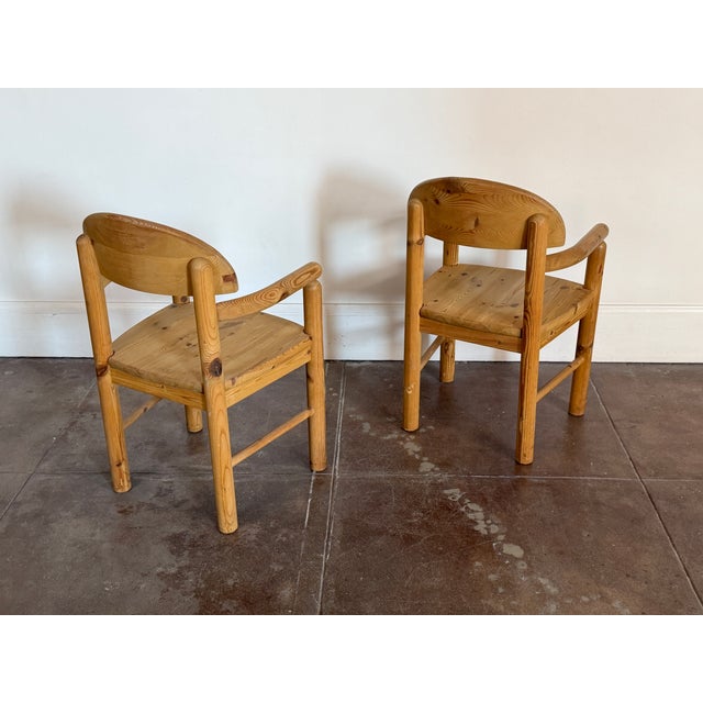 Vintage 1970s Rainer Daumiller Solid Pine Accent Chairs For Sale - Image 16 of 18