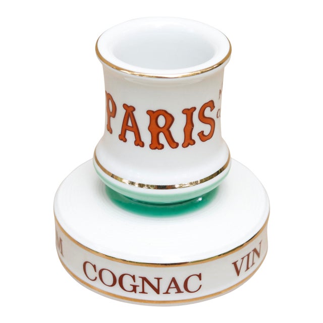 Parisian Cafe French Ceramic Match Striker For Sale