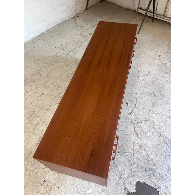 Vintage Danish Teak Office Style Credenza For Sale In Phoenix - Image 6 of 8