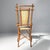 Italian Art Deco Chairs in Fabric and Bamboo, 1930s, Set of 2 For Sale - Image 4 of 17