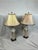 1970s Bombay Table Lamps Porcelain White Floral Oriental Accent Fringe Shades Set of 2 For Sale - Image 15 of 17