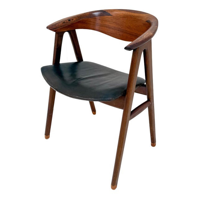 Model 52 Armchair in Rosewood by Erik Kirkegaard, 1960s For Sale