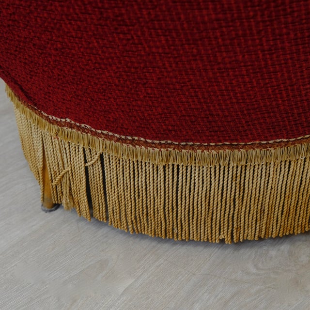 Maroon Vintage Armchairs, 1940s, Set of 2 For Sale - Image 8 of 18