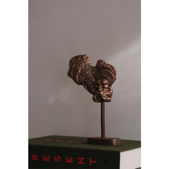 Brown Charles Delporte, The Sleeper in the Valley, 1950s, Bronze & Metal For Sale - Image 8 of 11