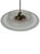 Swedish Modern Ceiling Lamp in Etched Star-Decorated Glass and Chrome, 1940s For Sale - Image 4 of 7