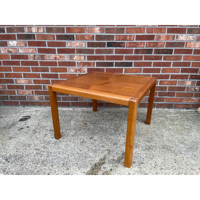 Wood Mid 20th Century Danish Modern Teak Coffee Table For Sale - Image 7 of 7