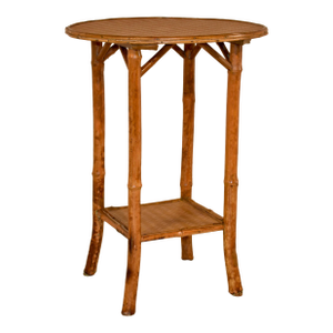 19th Century Round Bamboo Side Table