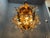Italian Tole and Murano Glass Chandelier, 1960s For Sale - Image 10 of 15