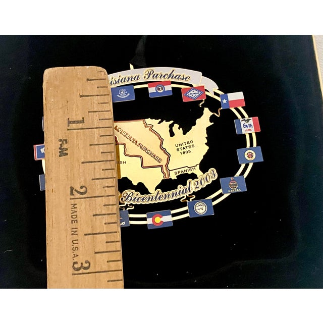 Vintage 2003 Louisiana Purchase Bicentennial Commemorative Ornament For Sale - Image 4 of 15
