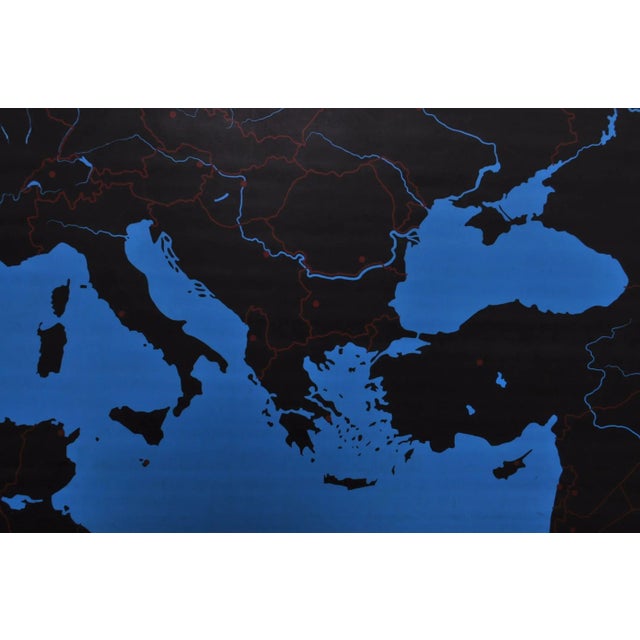 1970s Vintage School Chart of Europe, 1973 For Sale - Image 5 of 8