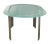 Mid 20th Century Mid 20th Century Reclaimed Art Deco Oblong Glass Top Dining Table For Sale - Image 5 of 7