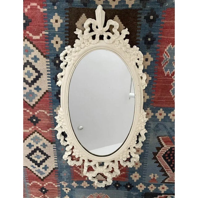 Vintage Mid Century Hollywood Regency Syroco Mirror For Sale - Image 6 of 6