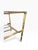 Glass Stitched Leather Cocktail Table by Jacques Adnet, 1950s For Sale - Image 7 of 14