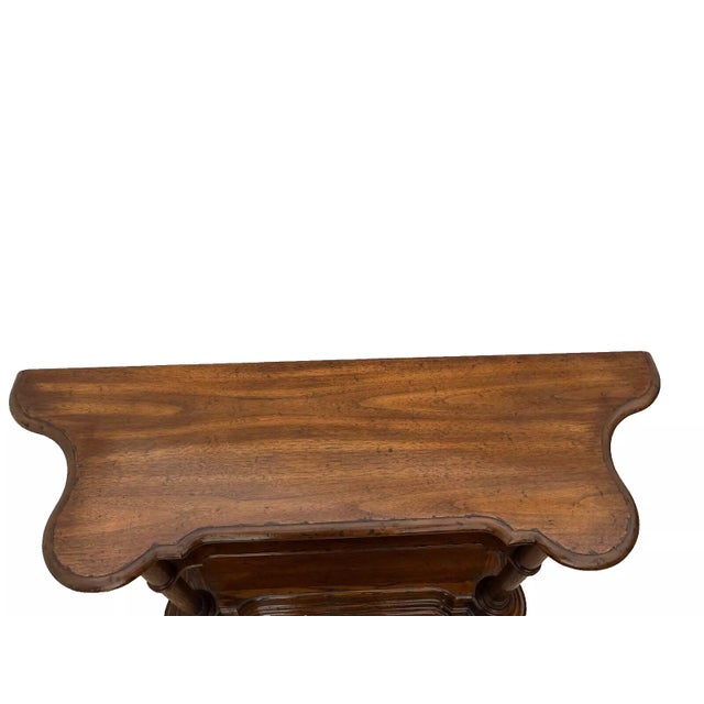 Grand Tour 1970s Vintage Heritage Grand Tour Sofa Table Console Hall Table Shelves For Sale - Image 3 of 10