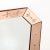 Mid-Century Modernist Shadowbox Mirror With Reversed Etching in Smoked Rose For Sale - Image 4 of 11