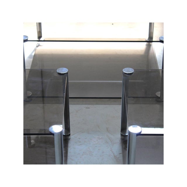 Glass Tris Coffee Tables, Italy, 1960s, Set of 3 For Sale - Image 7 of 15