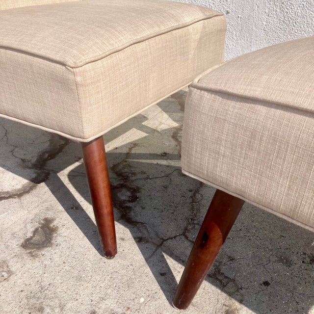 Billy Haines Style Slipper Chairs - a Pair For Sale - Image 9 of 12