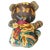 Italian Gucci Farfalle Vintage Silk Scarf Tender Teddy Bear For Sale - Image 3 of 3