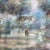 1950’s original impressionist village painting on unstretched canvas. Painting minus canvas border measures 30x24. Check...