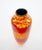 Ceramic Mid-Century West German Glazed Porcelain Vase, Yellow & Red, 12\" Tall For Sale - Image 7 of 8