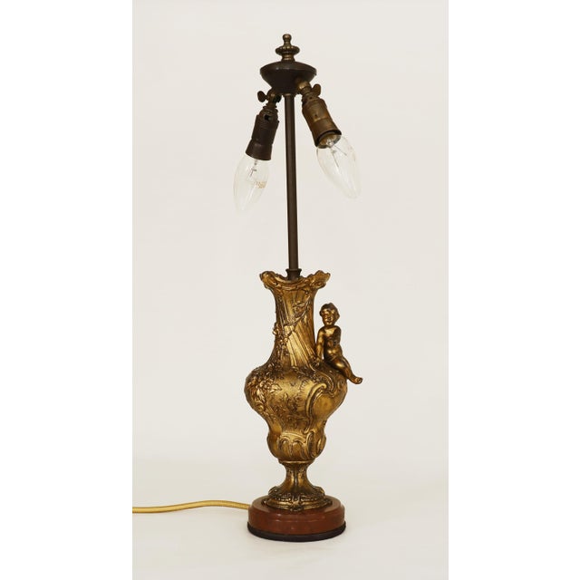 Art Nouveau Bronze Lamps, 1890s, Set of 2 For Sale - Image 10 of 18