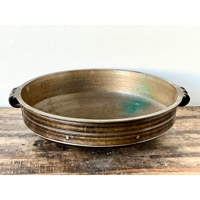 Vintage Boho Bronze Urli Bowl For Sale In West Palm - Image 6 of 10