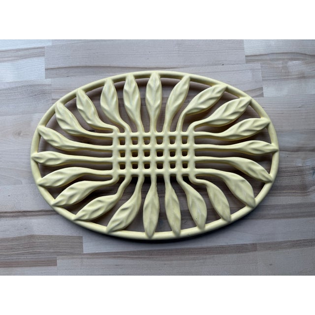 French Vintage Invicta French Cast Iron Trivet For Sale - Image 3 of 8