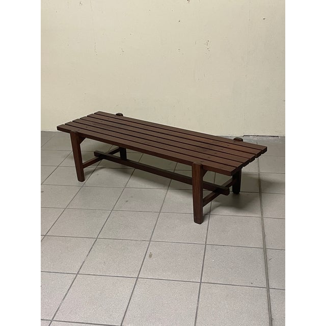 Vintage Danish Teak Bench, 1960s For Sale - Image 4 of 18