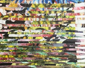 Contemporary Abstract Mixed-Media Painting by William Jeffrey Bechtel