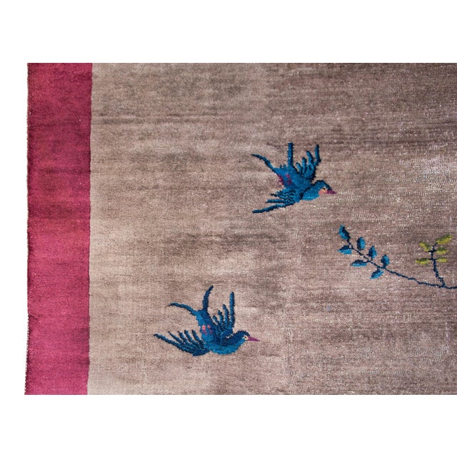 Early 20th Century Chinese Art Deco Rug For Sale - Image 10 of 14