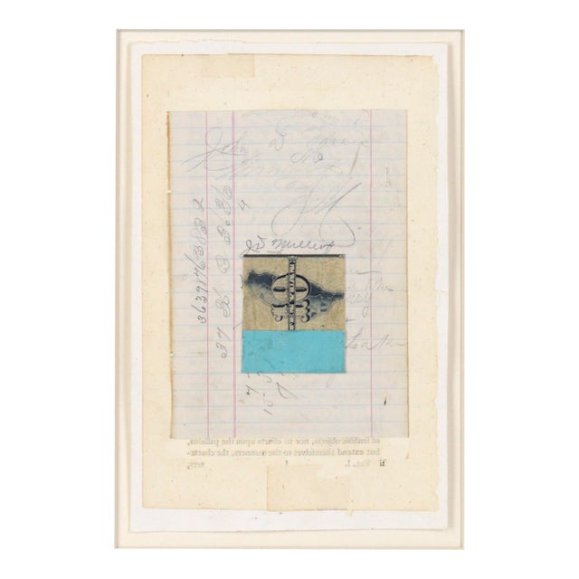"No. 2710" Miniature Collage Currency by Michael Pauker For Sale
