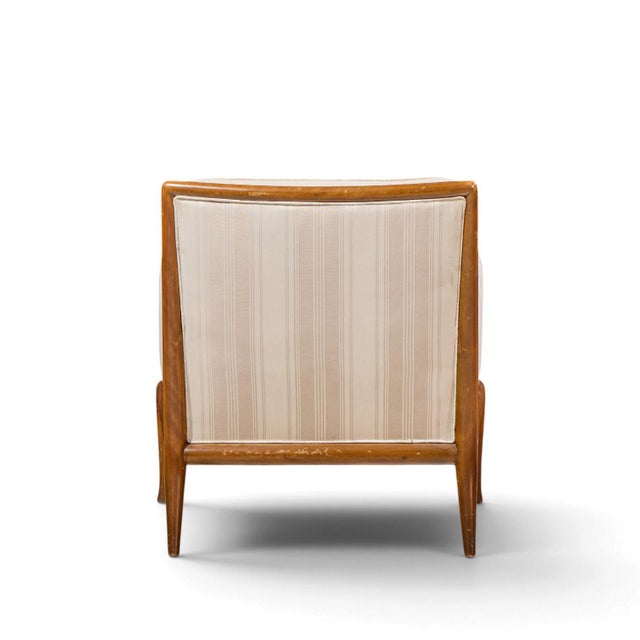 Robsjohn Gibbings for Widdicomb Mid Century Sabre Leg Lounge Chairs - Pair For Sale - Image 9 of 12
