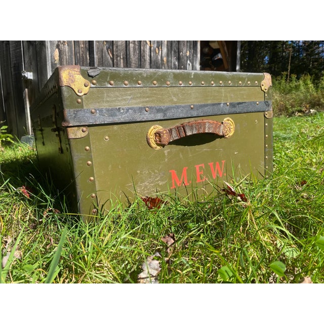 Vintage Travel Trunk For Sale - Image 11 of 11