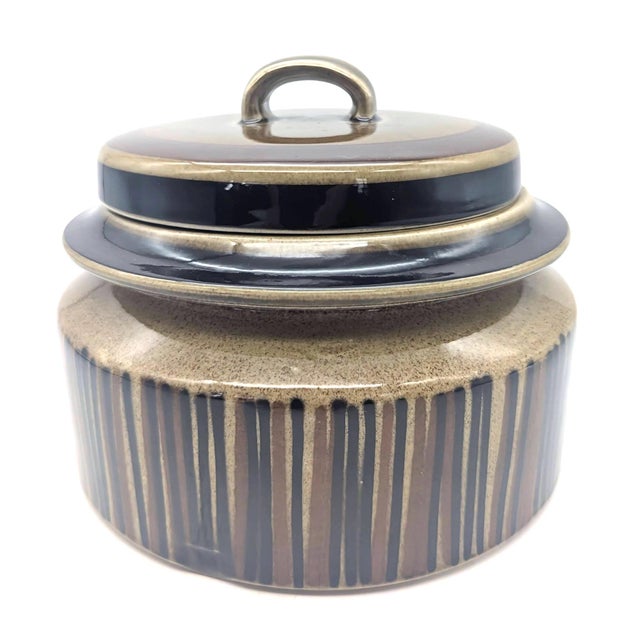 Arabia 1960s Arabia Finland "Kosmos" Casserole Tureen With Lid For Sale - Image 4 of 12
