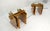 Late 20th Century Pair Danish Teak Mid Century Modern Glass Tops End Side Lamp Tables Stands Mint For Sale - Image 5 of 18