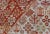 Textile Early 20th Century Antique Persian Joshegan Rug With Geometric Medallion Design in Rust and Ivory For Sale - Image 7 of 11