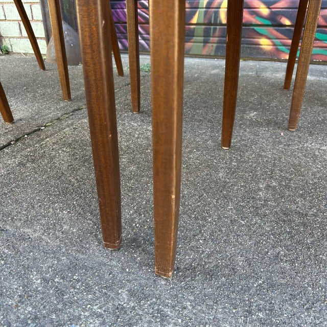 Brown Set of 8 Don Pettit for Knoll Office Armchairs For Sale - Image 8 of 9