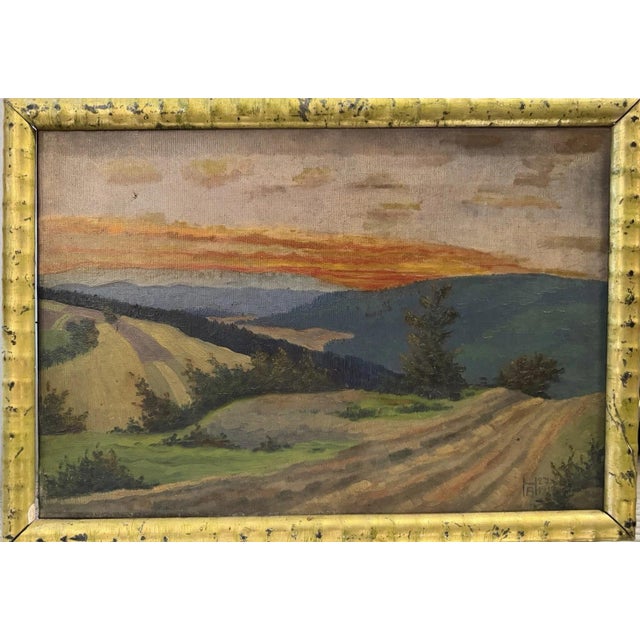 Arno Heynhold, Normannstein, Treffurt, 1913, Oil Painting on Canvas For Sale - Image 13 of 13