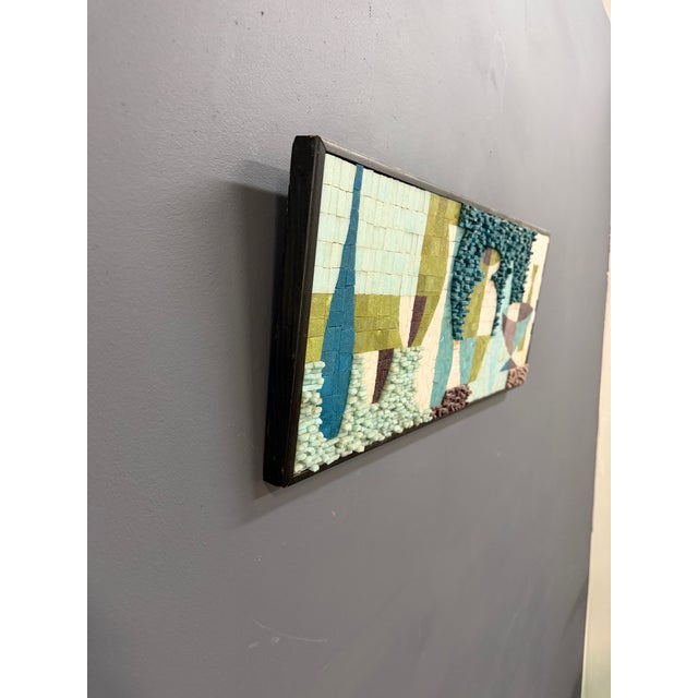June E. Johnson Signed Mid-Century Abstract Mosaic Wall Panel, 1962 Mid Century For Sale In Philadelphia - Image 6 of 8