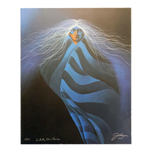 Frank Howell Lakota Blue Aura Serigraph Paper Limited Edition Artwork Unframed !