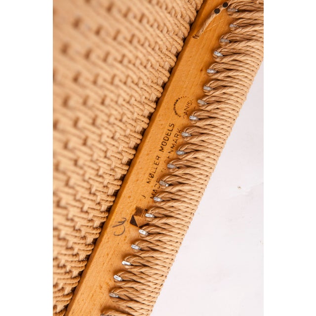 Brown Mid-Century Modern Danish Model 71 Teak Dining Chair by Niels Otto Møller for J.L. Møllers, 1950s For Sale - Image 8 of 10