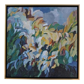 "Vertical Garden" Acrylic Painting by Laurie MacMillan, Framed For Sale