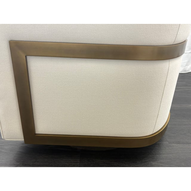 Rh Reginald Swivel Chair For Sale - Image 12 of 18