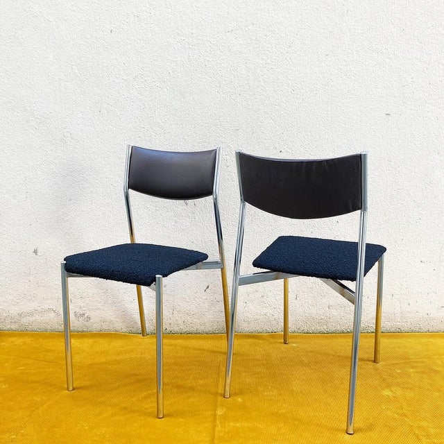 Set of Vintage Side Chairs, 1980s For Sale - Image 5 of 6